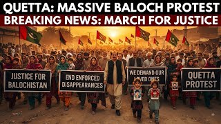 Massive Protest Rally in Quetta Condemns Sorab-Gadar Airstrike, Demands Justice for victims