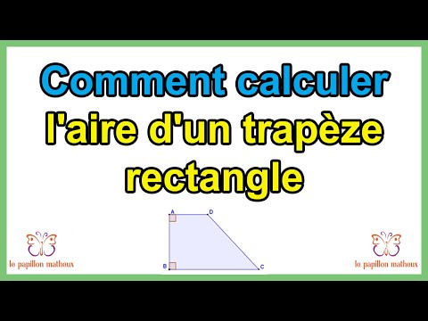 Comment calculer aire trapèze rectangle