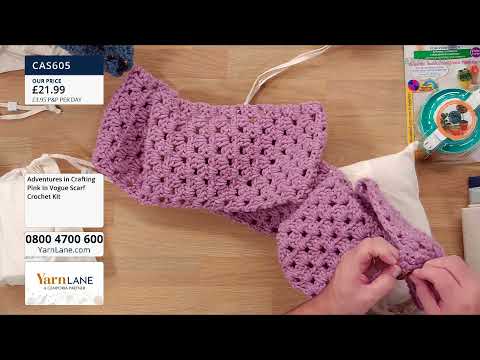 Yarn Lane – 10/11/2021 – Sam Sabido is here to show us her collection of In Vogue kits