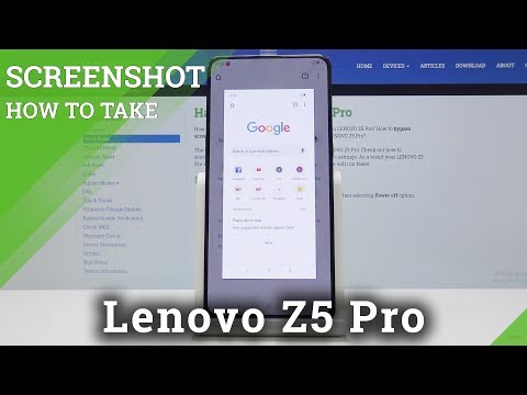 How to Take Screenshot in LENOVO Z5 Pro - Save Screen