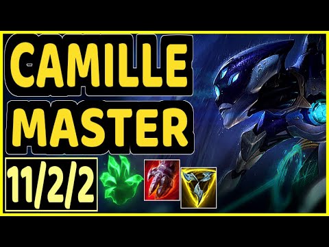 DHOKLA (CAMILLE) - 11/2/2 KDA TOP GAMEPLAY - NA Ranked MASTER