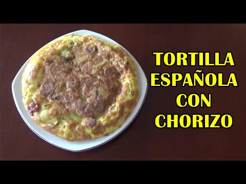 Cómo Hacer Tortilla Española con Chorizo
