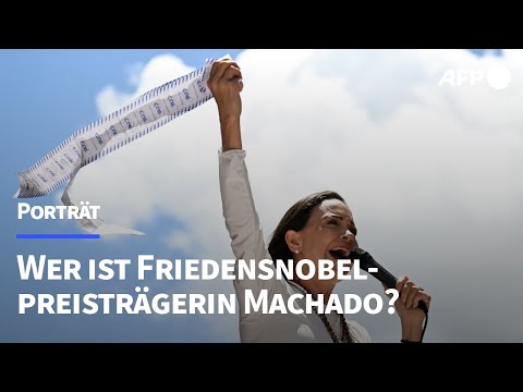 Friedensnobelpreisträgerin Machado: Anhänger nennen sie "Befreierin" | AFP