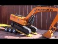 RC ADVENTURES Triple Axle TRAiLER For 1 12 Scale Earth Digger 4200XL Excavator