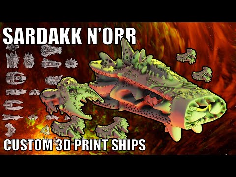 CUSTOM FACTION SHIPS for Twilight Imperium – Sardakk N'orr
