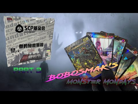Monster Mondays!! WHITE Box Part 2 - Unboxing SCP cards from China (YCSR10201)