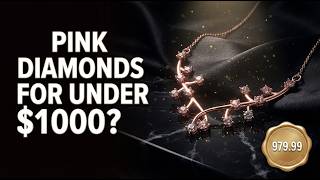 Download lagu Lab Grown Pink Diamond Vines Necklace 1.00 ctw 18K Vermeil mp3