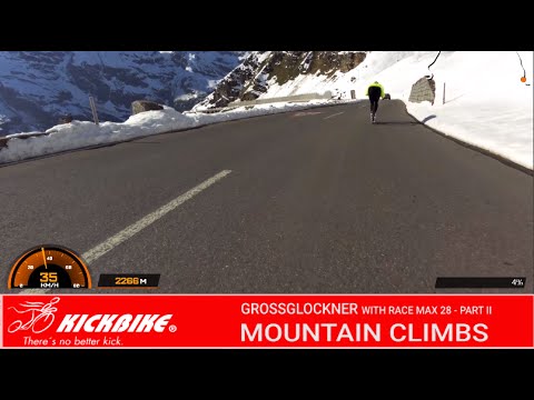 KICKBIKE MOUNTAIN CLIMBS - Grossglockner with Kickbike Race MAX 28 - part II, downhill