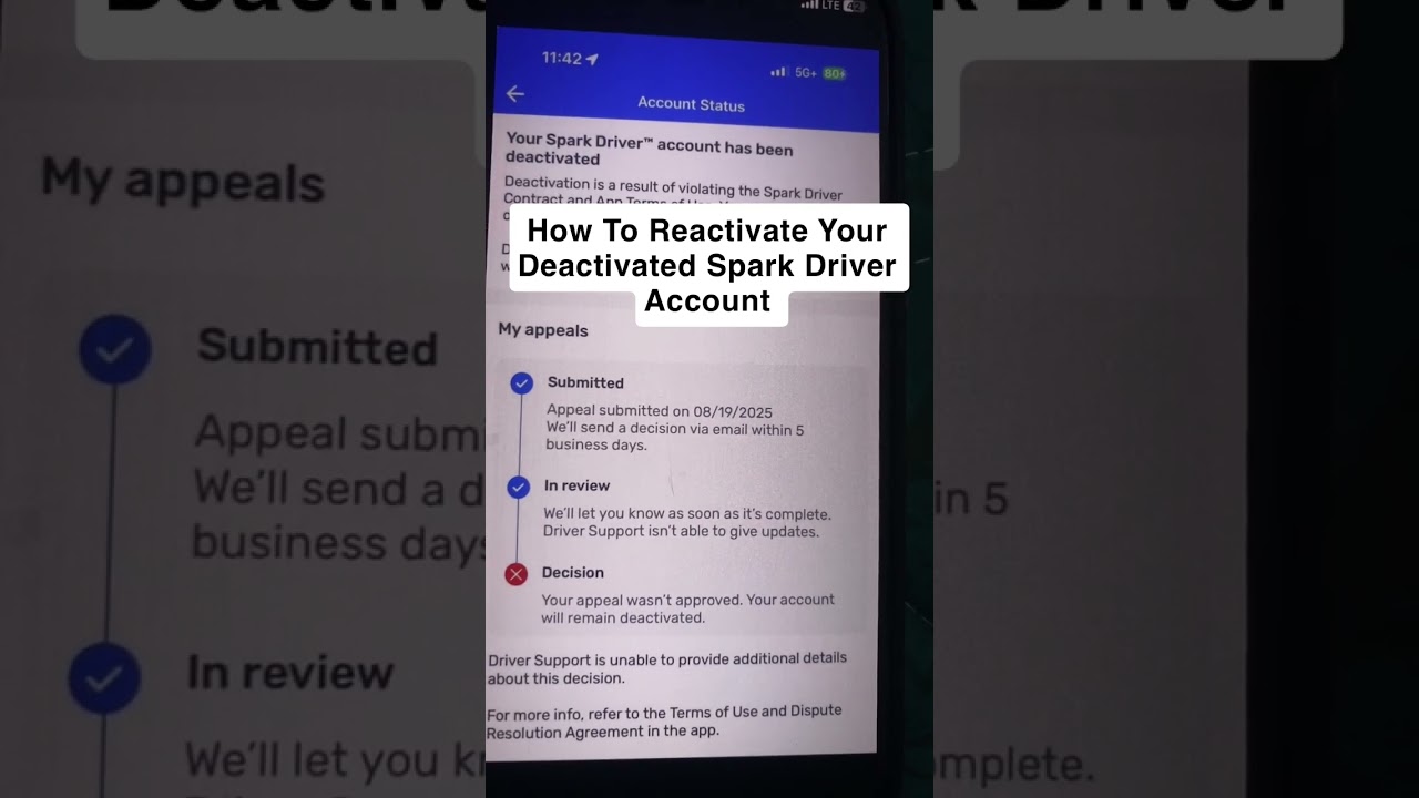 How To Reactivate Your Deactivated Spark Driver Account , #reactivation #sparkdrivers