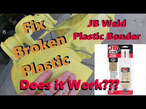 Fix Broken Plastic - JB Weld Plastic Bonder
