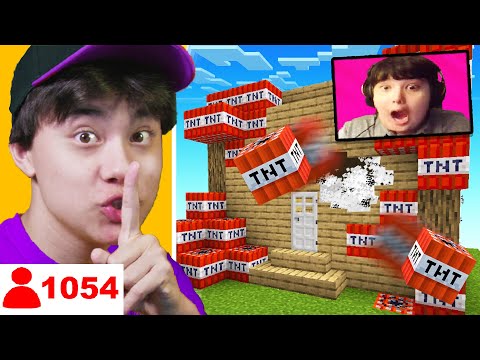 EvanTubeGaming - Destroying Streamer's House & SUPRISING with a NEW ONE!