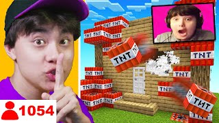 Destroying Streamer's House & SUPRISING with a NEW ONE!