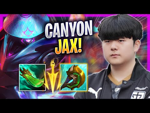 CANYON IS SO CLEAN WITH JAX! - GEN Canyon Plays Jax JUNGLE vs Graves! | Season 2023