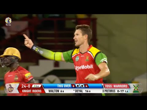 Dwaine Pretorius Takes FOUR Fantastic Wickets to Drown TKR! | CPL 2023 Final