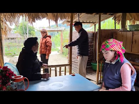The girl's father made her move all her belongings down to the doctor's house