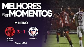 POUSO ALEGRE VENCE E DA SUSTO NO FIM! - Melhores Momentos - Pouso Alegre 3 x 1 Itabirito