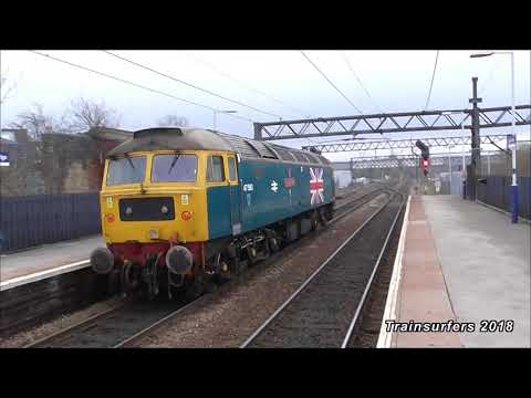 WCRC Class 47 No. 47580 on 0J14 Carnforth ST - Guide Bridge Yard @ Guide Bridge on 11.04.18 - HD