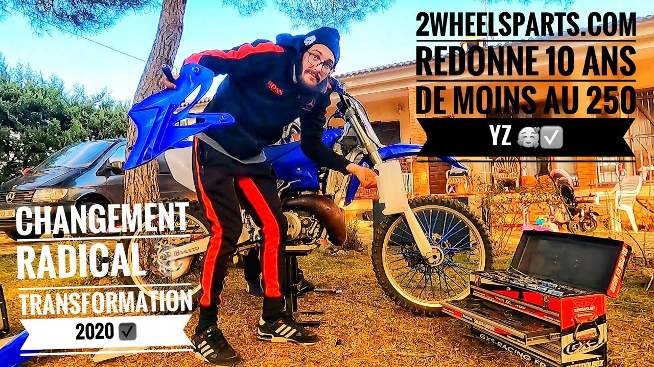 La 250Yz passe de 2008 à 2018 👶 ! Merci 2wheelsparts.com 😈🙏📦 [Kit Restyling Polisport]