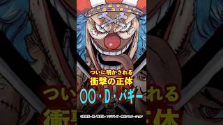 【ワンピース】衝撃の正体！バギーの正体は“ネフェルタリ・D・バギー”だった ※最新話ネタバレ注意 #ワンピース #onepiece #考察