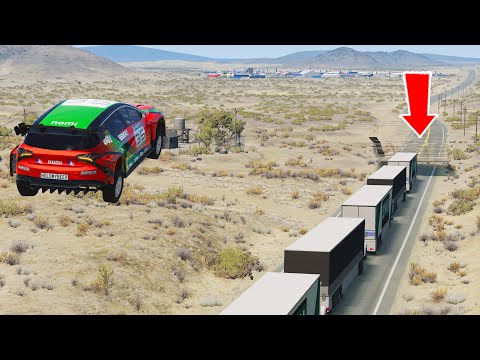 Somehow Possible Car Stunts - BeamNG.DRIVE | CrashTherapy