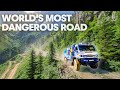Racing On The World S Most Dangerous Road Kamaz Truck VS Rally Car