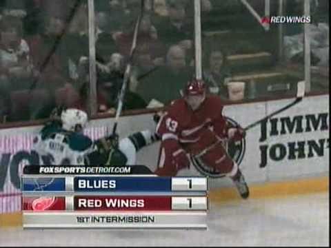 Darren Helm nails Nikita Nikitin