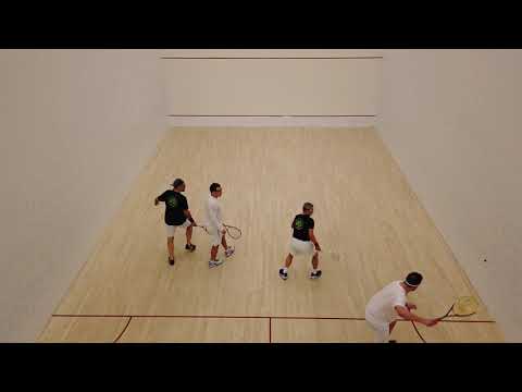 PCO Doubles Squash Championship 2020  Men's Div 1 Final - Game 2 in Slo Mo.
