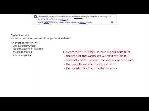 Ethical, Legal, Cultural and Environmental Concerns: Digital Footprint - OCR GCSE Computer Science