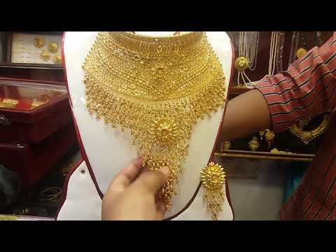 Designer heavy gold plate jewelry collection
