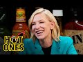 Cate Blanchett Pretends No One's Watching While Eating Spicy Wings | Hot Ones