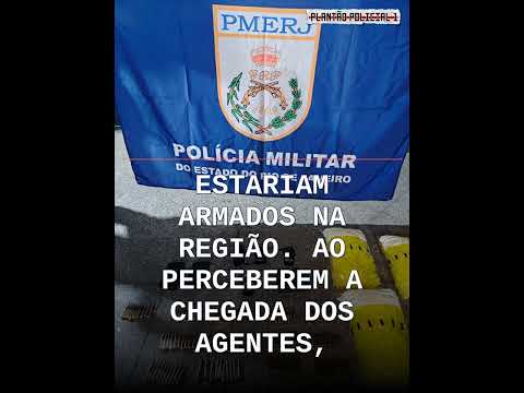 Tiroteio de madrugada em Resende: suspeitos camuflados disparam contra PM e granada é apreendid