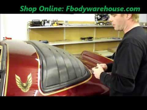 How To\\\" Install Rear Window Louvers 1975 - 1981 Camaro & Trans Am