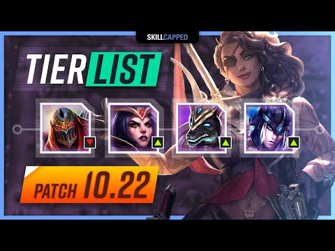 NEW Patch 10.22 CHAMPION TIER LIST for League of Legends - Skill Capped