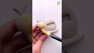 2025 Painting Idea with Clay 😱 #shorts