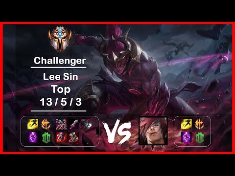KR Challenger Replays Top Lee Sin vs Sett Ep.4169