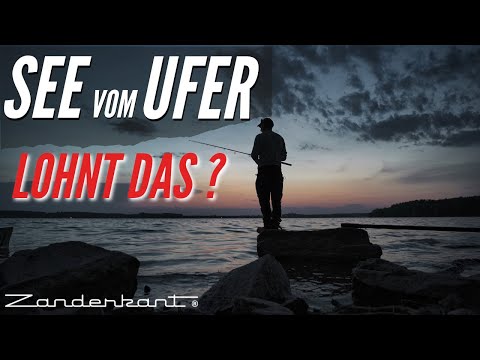 Zander fishing from the shore. How to be successful at the lake.