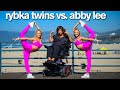 Dance Moms ABBY LEE VS RYBKA TWINS Insane Acro Photo Challenge