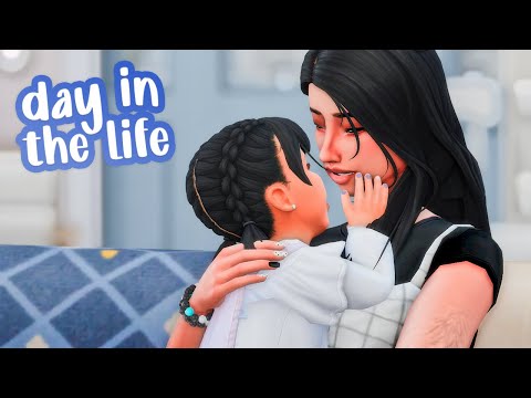day in the life of a single mom ♡ daily, routine, baby daddy drama, chaos & love - the sims 4
