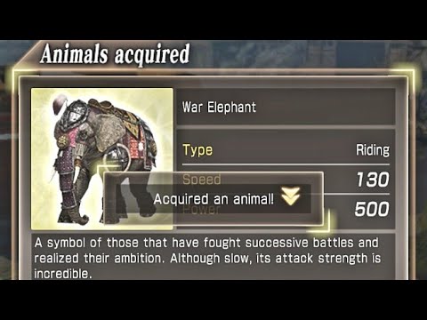 Dynasty Warriors 8 Xtreme Legends CE - Ambition Mode Animals Acquired In Battle #30, 60, 90, And 100