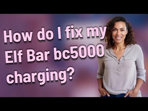 Elf Bar Bc5000 Charging Instructions