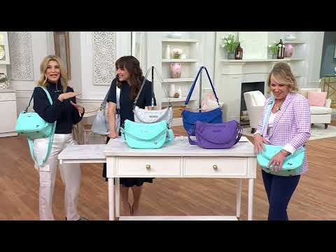 Lug Matte Luxe Shoulder Bag w/ Crossbody Strap - Harmony on QVC