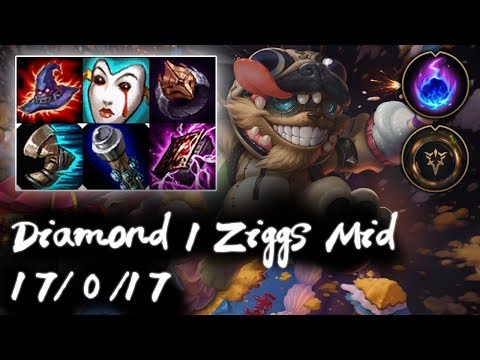 Master Ziggs Mid vs Galio | Korea High Elo Replays