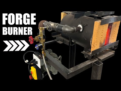 DIY FORGE Burner v2.0 | A Robust Forced Air Burner For Knife Making & Blacksmithing