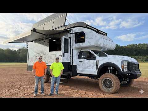 The $900,000+ RV Where Everything DISAPPEARS! (RUGGED Luxury Ford F-550 Camper Tour)