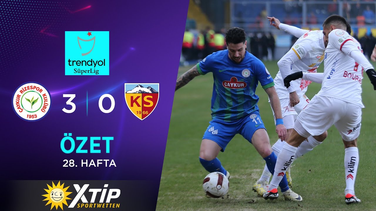 Rizespor vs Kayserispor highlights