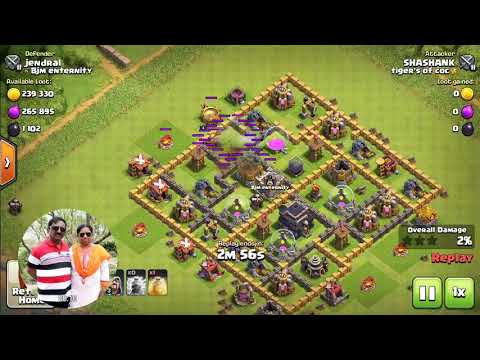 The best attack from town hall level 7