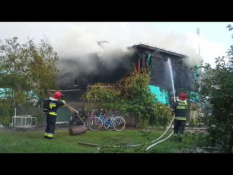 DDWloclawekTV - Pożar ul. Jaworowa - Włocławek 18 sierpnia 2017 r.