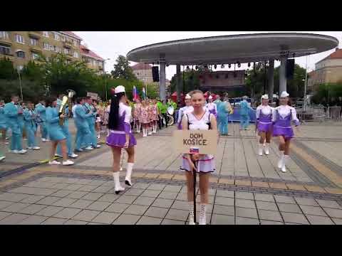 Mažoretky Ragtime a Dychový Orchester mladých KOŠICE