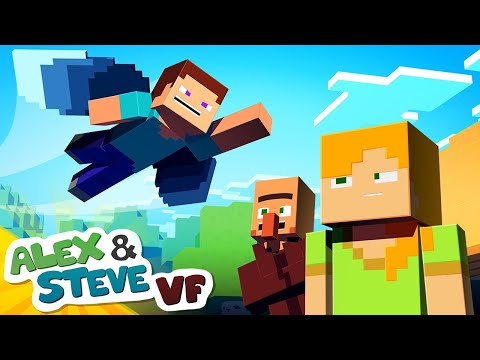 STEVE CAN FLY - The Life of Steve and Alex (Minecraft Animation) VF