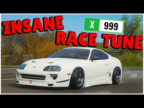 Forza Horizon 4 - FASTEST SUPRA RACE TUNE - X Class 1998 Mk4 Toyota Supra RZ Race Build/Tune